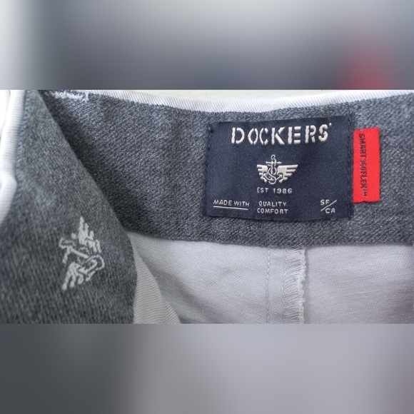 Dockers Men's Light Gray Pants Size W32-L34 US - Picture 6 of 16